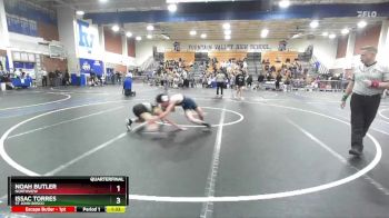 113 lbs Quarterfinal - Noah Butler, Northview vs Issac Torres, St John Bosco