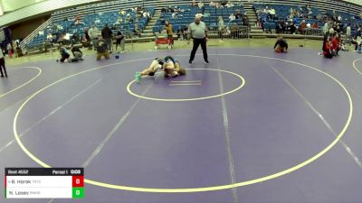 14U Boys - 100 lbs Cons. Semis - Bret Horak, Team Nazar Training Center vs Noah Losey, Bishop McCort High School Wrestling