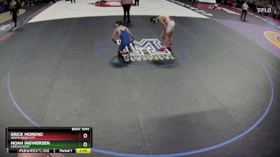 Champ. Round 1 - Noah Ingwersen, Lincoln East vs Erick Moreno, South Sioux City