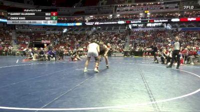 3A-285 lbs Cons. Round 2 - Garret Kluesner, Western Dubuque vs Owen King, Muscatine