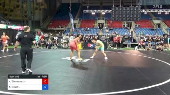 164 lbs Cons 8 #1 - Kate Simmons, Ohio vs Aj Grant, Illinois