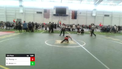 62 lbs 5th Place - Grady Young, Way Out West vs Giovanni Jinzo, Dog Pound WC