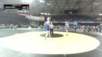 Boys 1B/2B 138 Cons. Round 5 - Joseph Kruse, Okanogan vs Michael Gonzalez, Warden