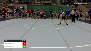 73 lbs Round Of 16 - Hunter Vaillant, Georgia vs Reid Sullens, North Hall Jr Trojans