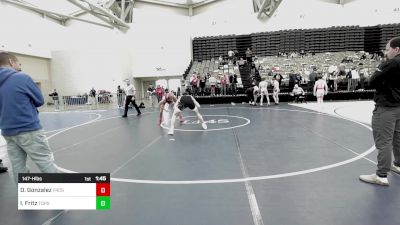 147-H lbs Semifinal - Daniel Gonzalez, Frost Gang vs Ian Fritz, Topsail