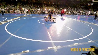 67 lbs Round Of 16 - Jace Beaston, Warrior Ridge vs Braxten Land, Maurer Coughlin Wrestling Club