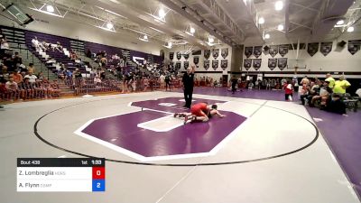 132 lbs Consi Of 8 #2 - Zack Lombreglia, Iron Horse vs Aidan Flynn, Compete Wrestling Academy