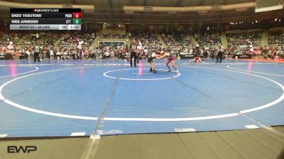58 lbs Round Of 32 - Enzo Yasutomi, Pounders WC vs Wes Arnesen, ATT / Mocco Wrestling