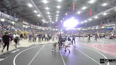 62 lbs Round Of 16 - Hunter Rauschenberger, Ridge WC vs Landen Bivens, Highland Recreation Association (hra)