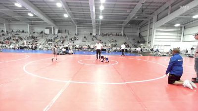 52 lbs Rr Rnd 3 - Adriel Robinson, Mat Warriors Stars vs Connor Peat, Ride Out Wrestling Club