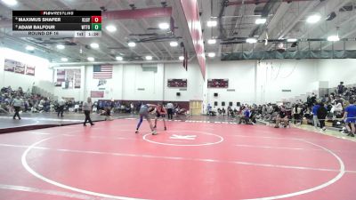 157 lbs Round Of 16 - Maximus Shafer, Killingly vs Adam Balfour, Waterford