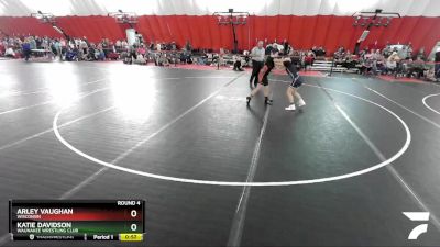 110-120 lbs Round 4 - Arley Vaughan, Wisconsin vs Katie Davidson, Waunakee Wrestling Club