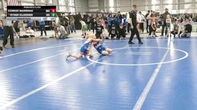 62 lbs Quarters - Ryder Kluesner, Lakeland Wrestling Club vs Conrad Marienau, Buzzsaw Wrestling Club