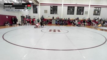 157 lbs Consi Of 8 #1 - Grant Hay, St. Thomas vs Charlie Jones, Cardinal Newman