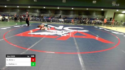 113 lbs Round Of 128 - Daniel Alire, AZ vs Liam Collins, MN