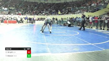 123 lbs Round Of 64 - Carter Wright, Edmond Memorial vs Tanner Weaver, Weatherford