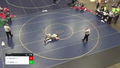 132 lbs Round Of 16 - Josh Perrino, Greenville vs Cole Byler, Pequea Valley