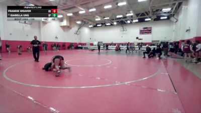 135 lbs Cons. Round 4 - Frankie Weaver, Huntington Beach vs Isabella Ung, Buena Park