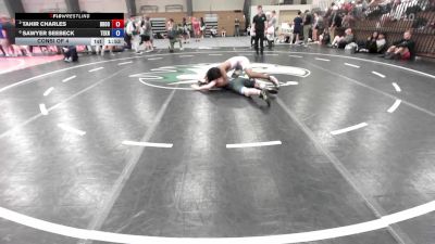 126 lbs Consi Of 4 - Tahir Charles, Brookwood Bronco Wrestling Club vs Sawyer Seebeck, Teknique Wrestling