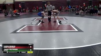 JV-6 lbs Quarterfinal - Jaden DeHeus, Xavier, Cedar Rapids vs Owen Adlfinger, Wilton