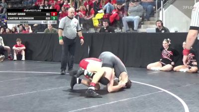 165 lbs Semis - Carter Mcgregor, Algona vs Brady Grier, Williamsburg