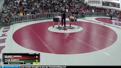 285 lbs Cons. Round 2 - Delbert Navrkal, Spring Valley vs Tyler Parrott, San Tan Foothills High School