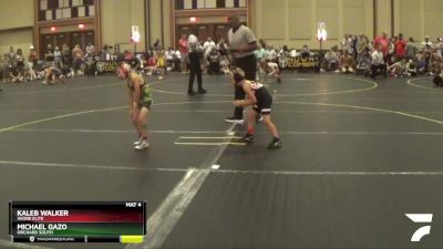 47 lbs Quarterfinal - Michael Gazo, Orchard South vs Kaleb Walker, Shore Elite