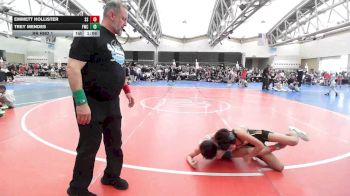 81 lbs Rr Rnd 1 - Emmett Hollister, South Side Wrestling Club - ESC vs Trey Mendes, Falcons Wrestling Club - ESC