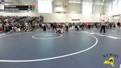 138 lbs Cons. Round 2 - Niko Woodcock, Lil Hawks Wrestling Club vs Dustin Smith, Club Not Listed