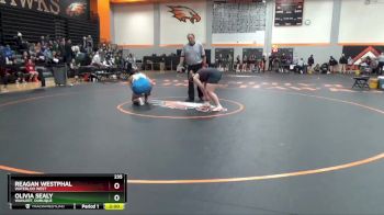 235 lbs Champ. Round 1 - Olivia Sealy, Wahlert, Dubuque vs Reagan Westphal, Waterloo West