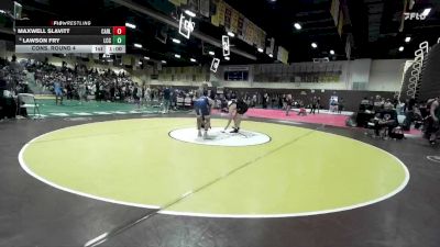 175 lbs Cons. Round 4 - Maxwell Slavitt, Carlsbad vs Lawson Fry, La Costa Canyon