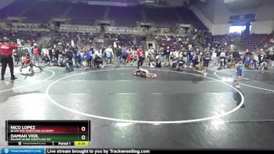 56 lbs Cons. Round 2 - Damian Vigil, Palmer Divide Wrestling Inc. vs Nico Lopez, Black Fox Wrestling Academy