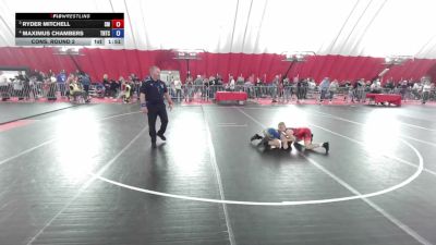 92 lbs Cons. Round 2 - Ryder Mitchell, Smooth Moves vs Maximus Chambers, Team Nazar Training Center