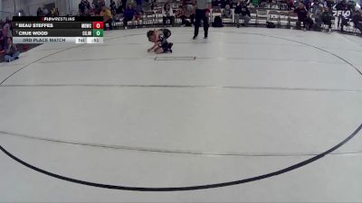 18 lbs 3rd Place Match - Crue Wood, Central City JR. Wrestling vs Beau Steffes, Midwest Destroyers Wrestling Club