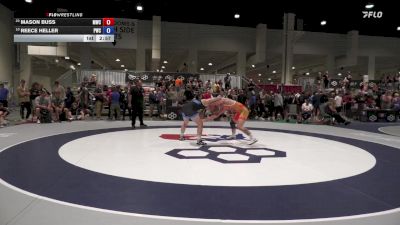 86 lbs Champ. Round 2 - Mason Buss, Mustang Wrestling Club vs Reece Heller, Pittsburgh Wrestling Club