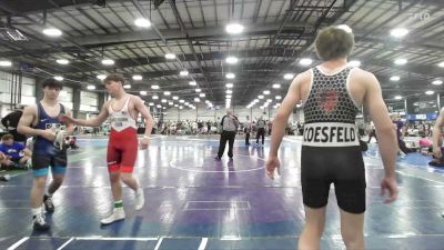 160 lbs Rr Rnd 2 - Lucas Coesfeld, Team Dark Horse Gold - HSB vs James Whitbred, 4M Power - HSB