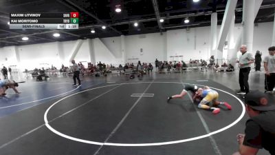 106 lbs Semifinal - Maxim Litvinov, Savage House WC vs Kai Moritomo, Trybe WC
