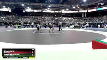 106 lbs Champ. Round 2 - Ethan Ruth, Post Falls vs Cooper Sandoval, McQueen Nevada