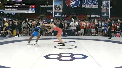 190 lbs Cons. Sub-rd Of 64 - Spencer Cross, Arizona vs Zion Johnson, South Carolina