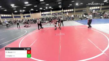 157 lbs Semifinal - Keagan Boyce, Desert Hills vs Trevor Frank, Payson WC