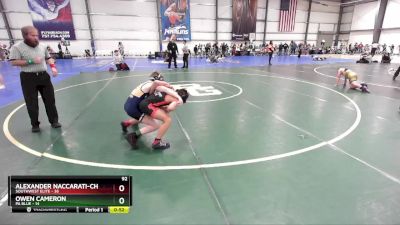 92 lbs Rd# 5- 3:45pm Friday Final Pool - Owen Cameron, PA Blue vs Alexander Naccarati-Cholo, SouthWest Elite