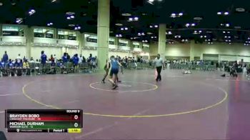 182 lbs Round 9 (10 Team) - Michael Durham, Warrior Elite vs Brayden Bobo, Constant Pressure