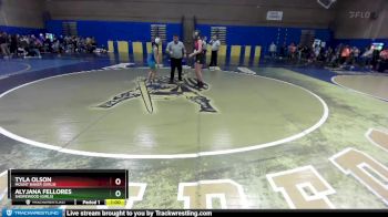 135lbs Cons. Round 6 - Tyla Olson, Mount Baker (Girls) vs Alyjana Fellores, Shorewood (Girls)