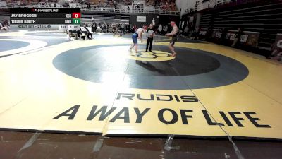 215 lbs Consi Of 16 #1 - Tiller Smith, Landon vs Jay Brogden, Cornerstone Christian School