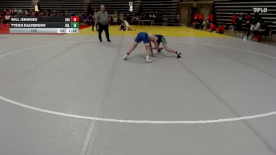 115 lbs Finals (8 Team) - Will Jenniges, Adrian vs Tyson Halverson, Dassel-Cokato-Litchfield