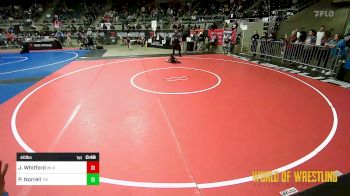 40 lbs Semifinal - Jayzie Whitford, Westlake vs Piper Norrell, Tuttle Wrestling