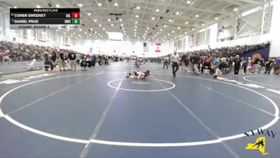 120 lbs Champ. Round 2 - Daniel Prus, Willpower Wrestling Club vs Cohen Sweeney, Club Not Listed