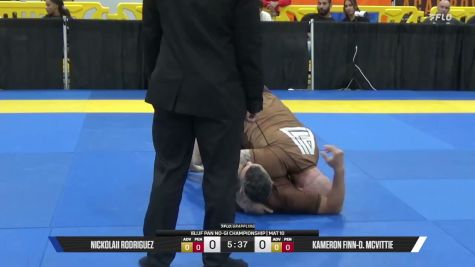 Kameron Finn-D. McVittie vs Nickolaii Rodriguez 2026 Pan IBJJF Jiu-Jitsu No-Gi Championship