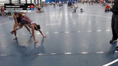 117 lbs 3rd Place Match - Margaret Gillmore, Wisconsin Stevens Point vs Gisele Gallegos, Augsburg University