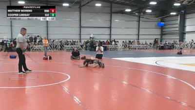 80 lbs Round 5 - 3:00pm Friday - Matthew Moreno, Rough House W.C., CA vs Cooper Lindsay, Select